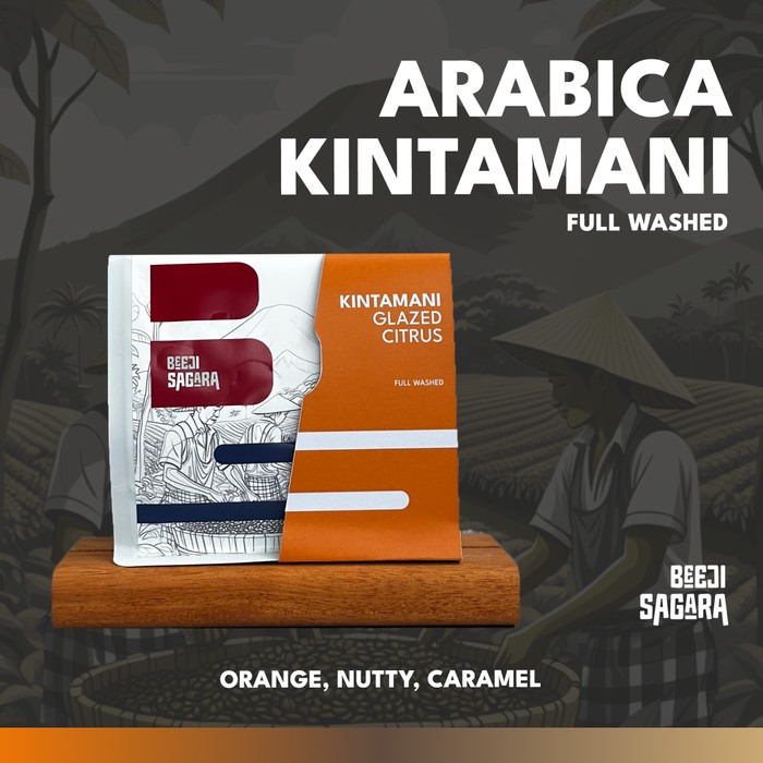 

Kopi Arabika Kintamani Glazed Citrus - Kintamani Full Washed- 200 gram - (Biji/Bubuk)-Medium Roast