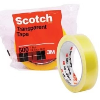 

3M Scotch tape 500 economy tape - selotip bening - transparent 12mm x 66m