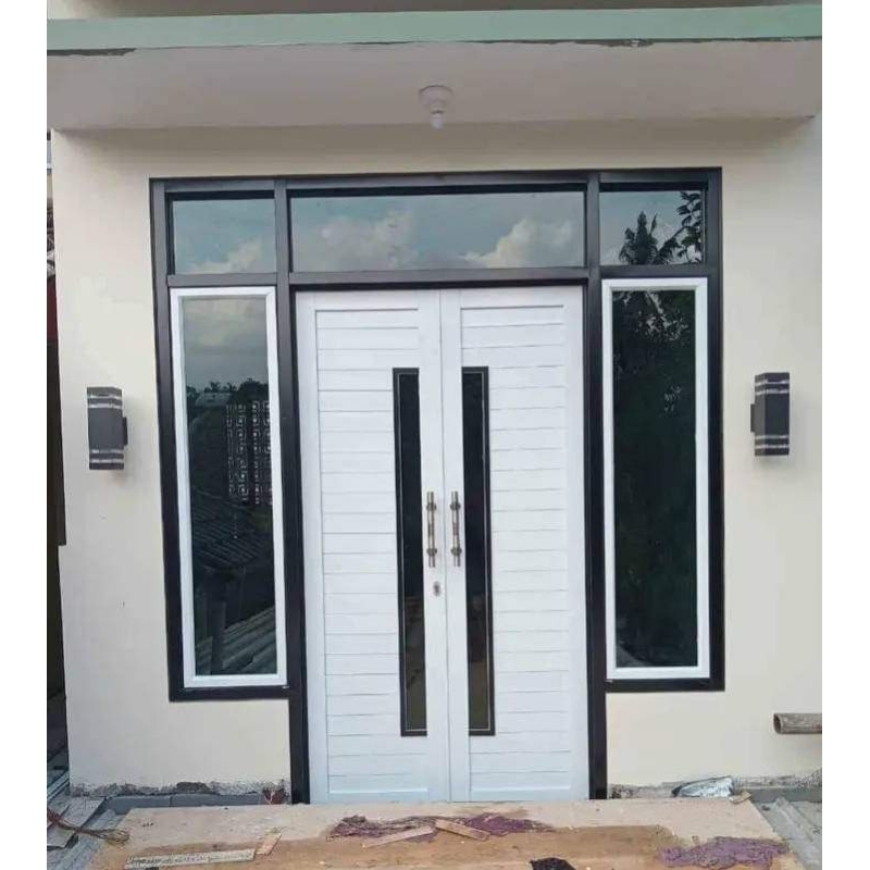 pintu utama alumunium  satu set