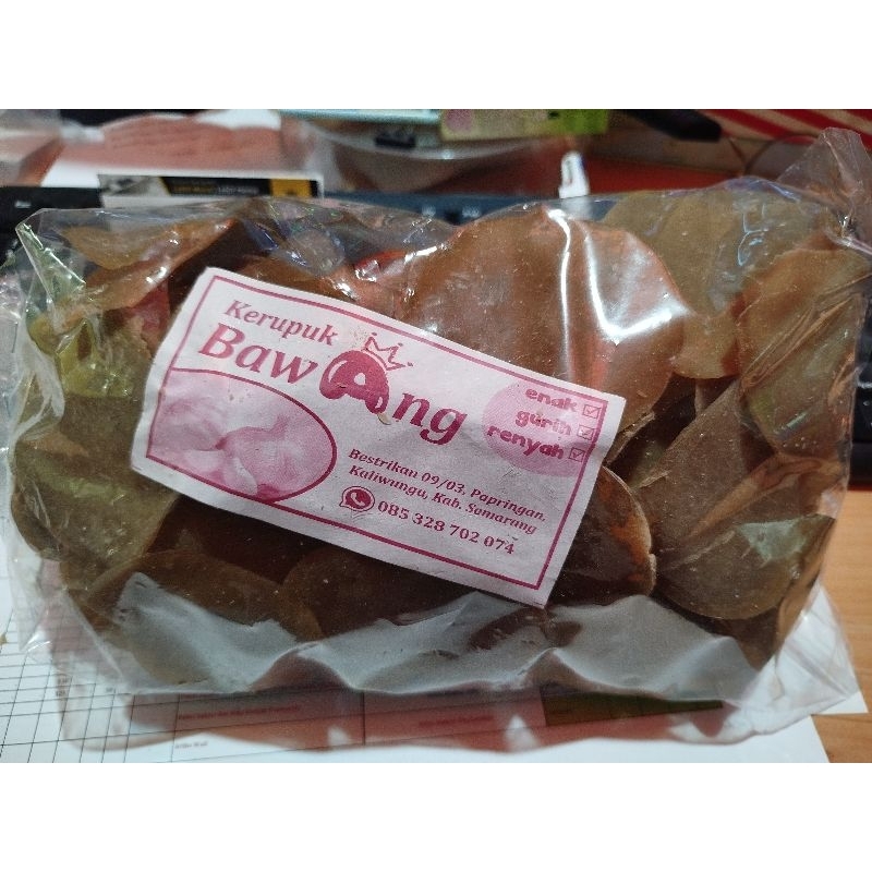 

kerupuk bawang renyah gurih | krupuk bawang enak