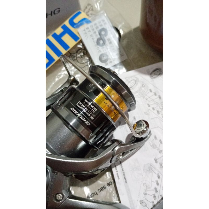 Reel Spinning Shimano Nasci 2500 SHG (JDM) Shallow Spool