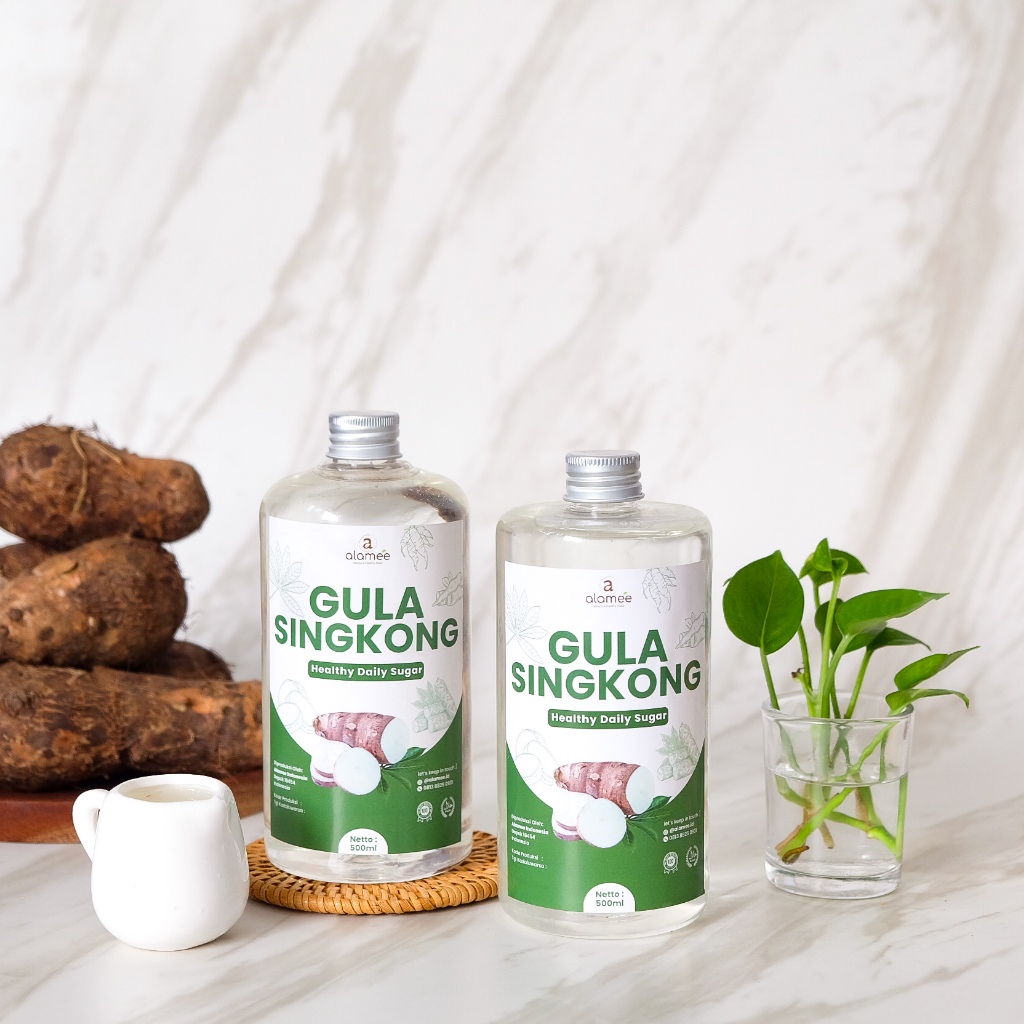 

ALAMEE Gula Singkong Organik Rendah Kalori Cair Pemanis Diet Sweetener Fructose Gluten Free 500ml