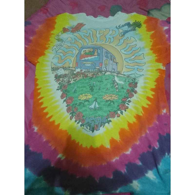 kaos band vintage grateful dead 1994 liquid blue