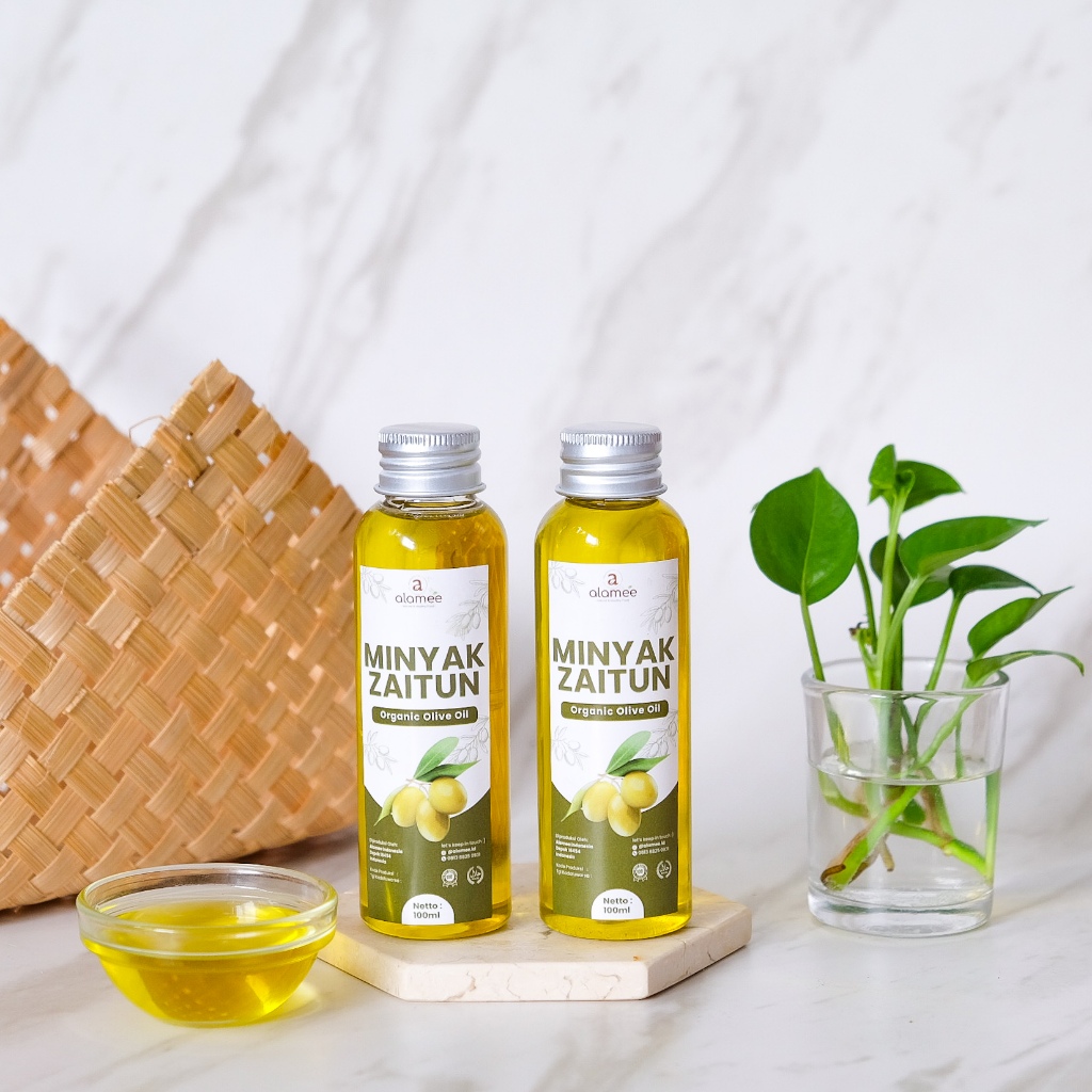 

ALAMEE Minyak Zaitun Asli Untuk Diminum Olive Oil Extra Virgin Organic Organik Masak EVOO 100ml