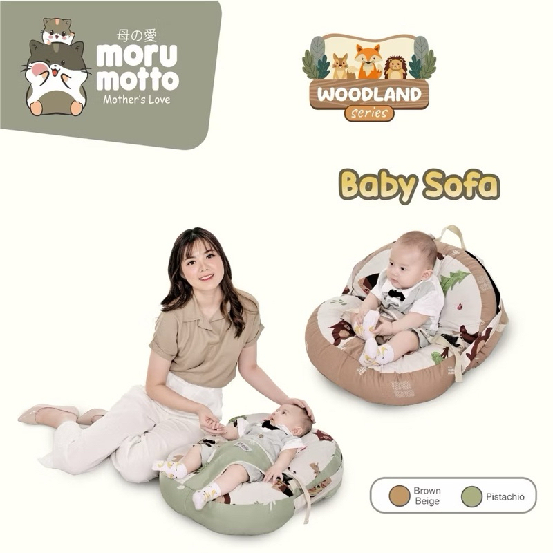 Moru Motto 2in1 baby sofa woodland series MMK9013