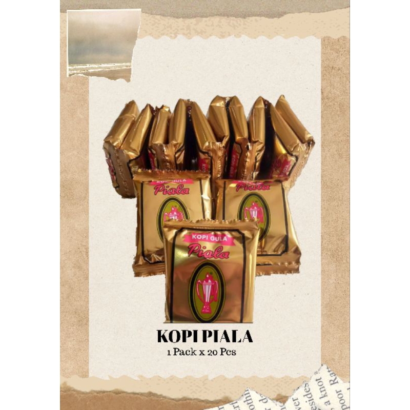 

Kopi Gula Piala Legendaris Khas Bogor 1 Pack isi 20 pcs