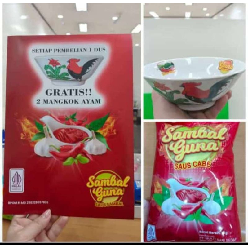 

Saus Sambal Guna refil ecer satuan