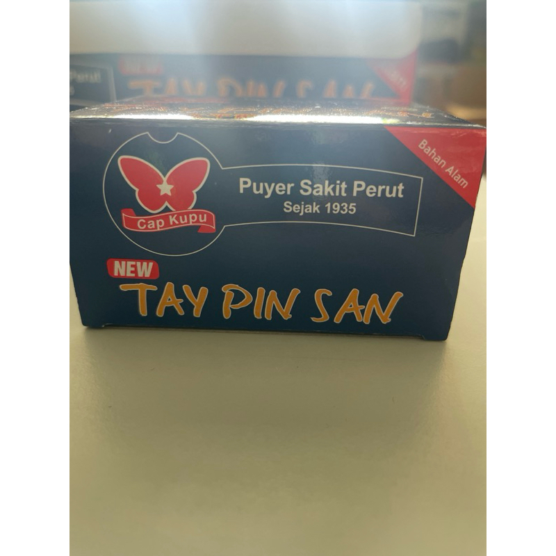 

Jamu Tay Pin San (puyer sakit perut) / kotak isi 12 sachet