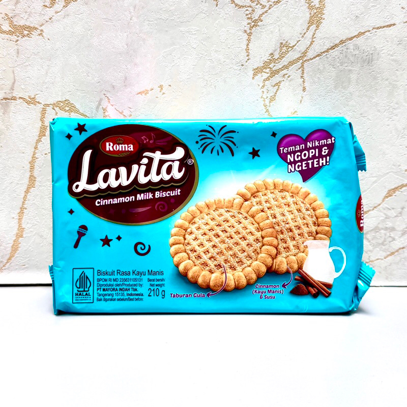

Roma Lavita Cinnamon Milk Biscuit Kayu Manis