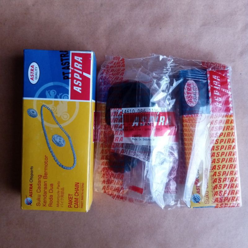 RANTAI KETENG SET ASPIRA UNTUK MOTOR HONDA LEGENDA,SUPRA FIT,SUPRA FIT NEW