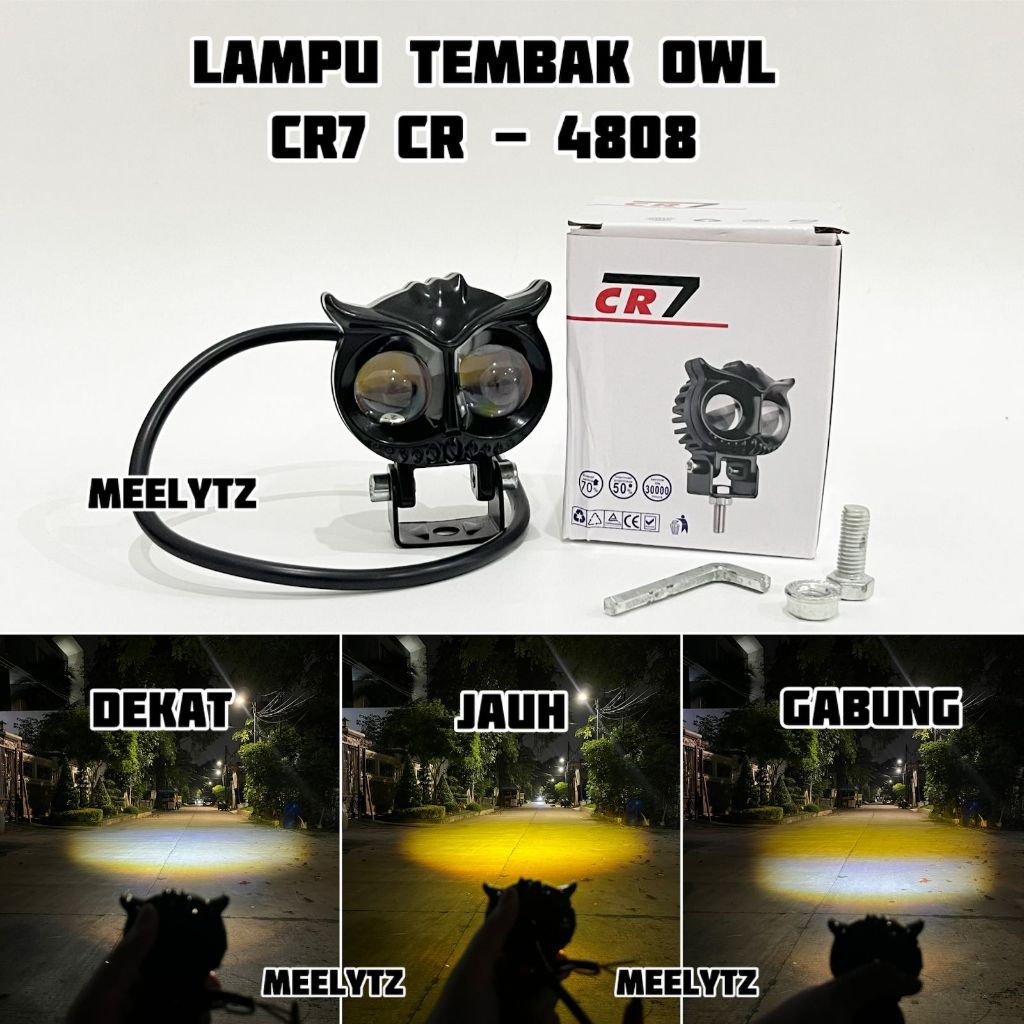 CR7 CR 4808 - Lampu Tembak 2 Mata Led