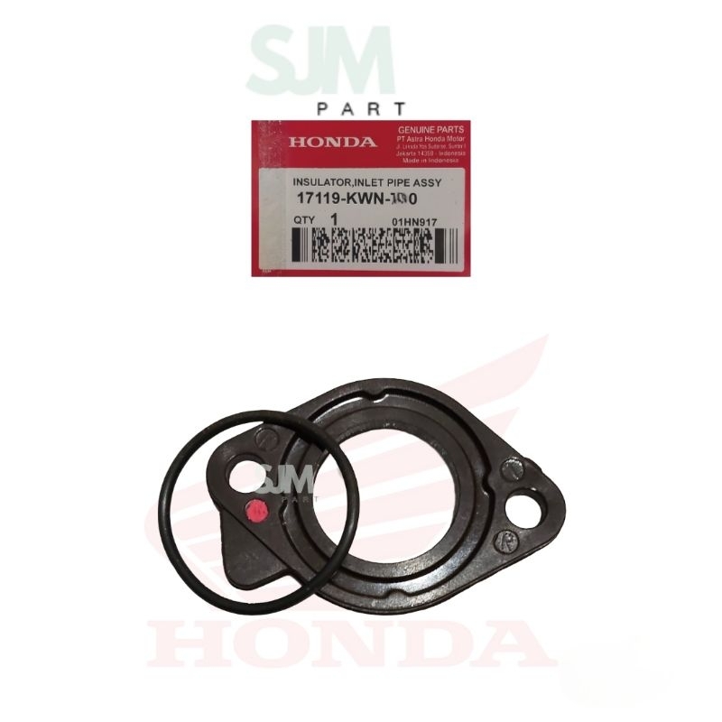 INSULATOR INLET PIPE ASSY BONIT SET O-RING TB THROTTLE BODY MANIFUL MATIC HONDA PCX 125 CBU (2010 - 