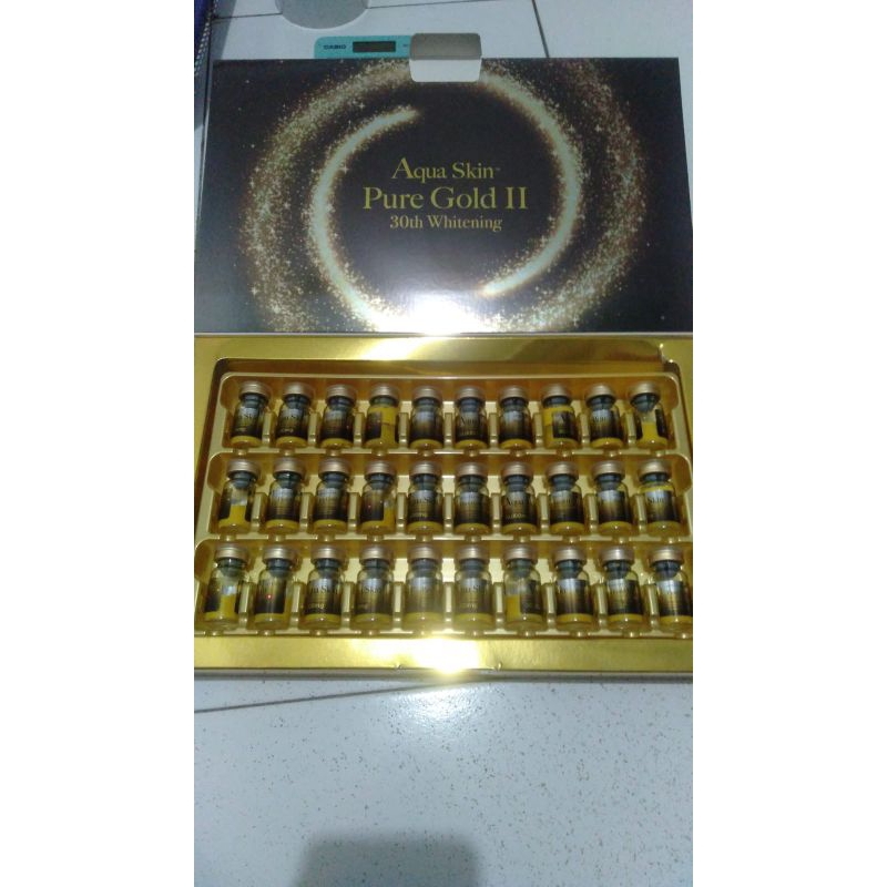 KHUSUS GROSIR AQUA SKIIN PURE GOLD II 1 box ORI