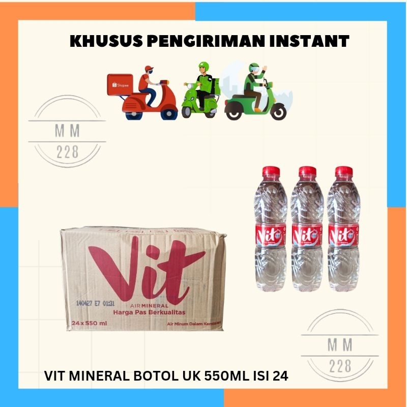 

VIT AIR MINERAL BOTOL 550 ML