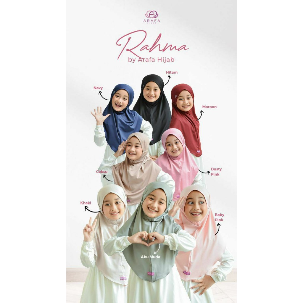Khimar Kids Rahma By Arafa Hijab | Hijab Anak Perempuan