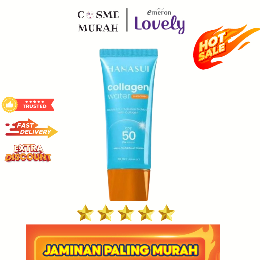 CM | HANASUI COLLAGEN WATER SUNSCREEN SPF 50 PA++++ 30ML | SUNSCREEN WAJAH