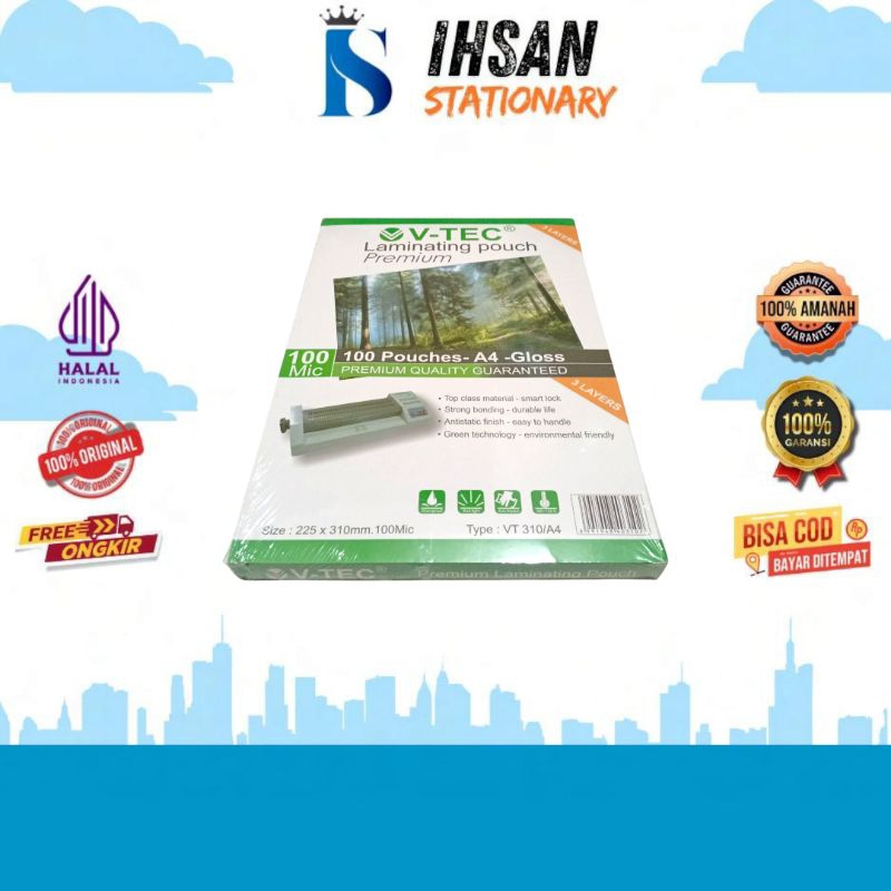 

Baru Plastik Laminating A4 V-Tech