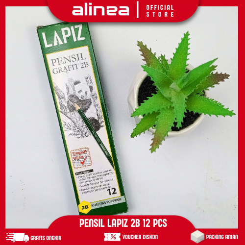 

[12 pcs] Pensil Murah 2B 1 Lusin Lapiz