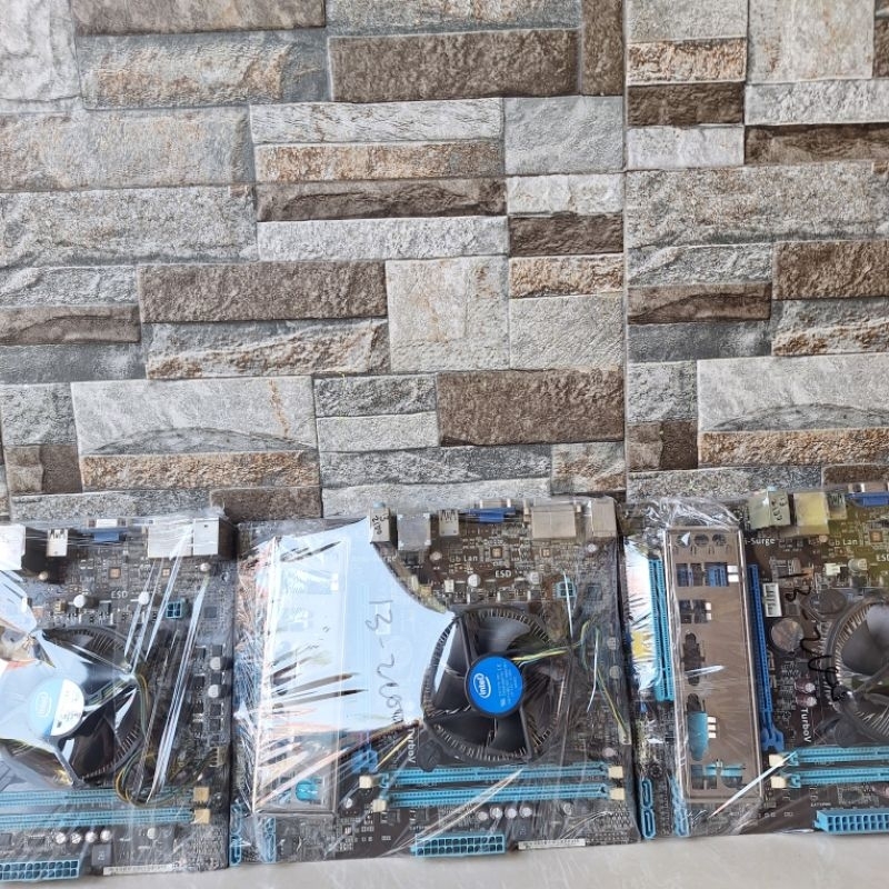 motherboard h61 core i3-2100, paket motherboard h61 fan&processor i3-2100