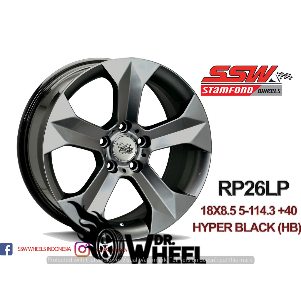 VELG MOBIL STANDAR HRV RING 18 LEBAR 85 H5X114,3 ET40 RATA BODY