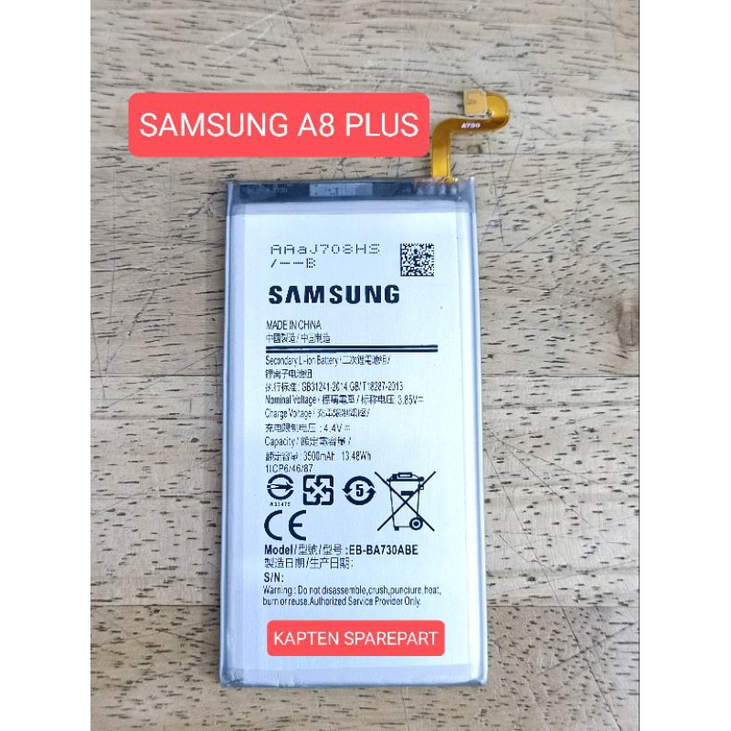 Baterai Samsung A8 Plus Battery Samsung