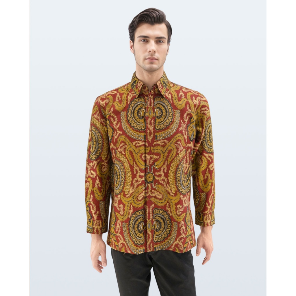DANAR HADI - Kemeja Batik PA Kepet Sakembaran - 5KESK.78.0225 - Merah