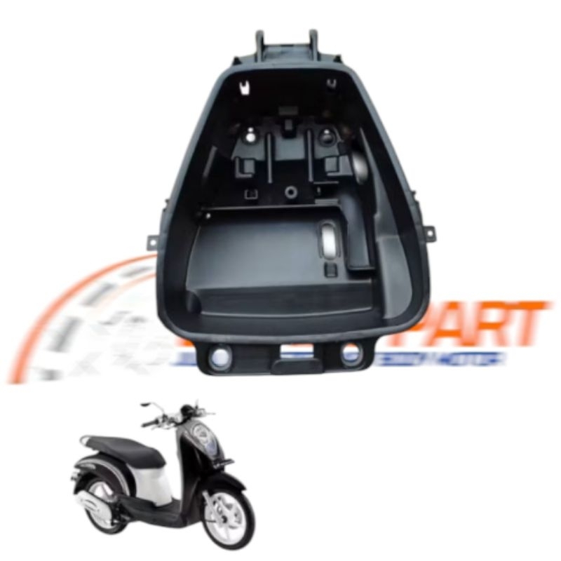 Box bagasi bawah jok Scoopy karbu lama