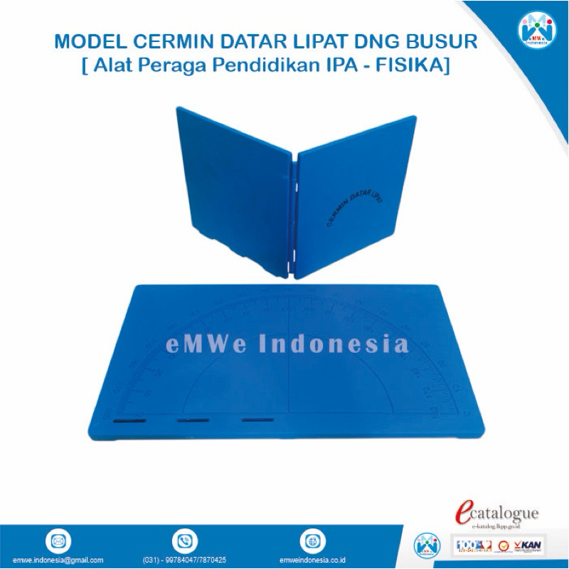 

Cermin Datar Lipat Dengan Busur [Alat Peraga Pendidikan IPA FISIKA]