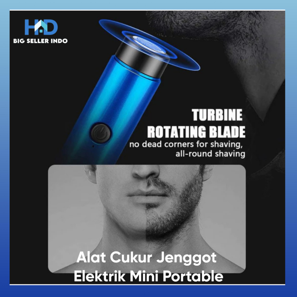 BS Alat Cukur Kumis Elektrik Mini Mesin Cukur Kumis Jenggot Elektrik Portable Mini / Alat Cukur Jeng