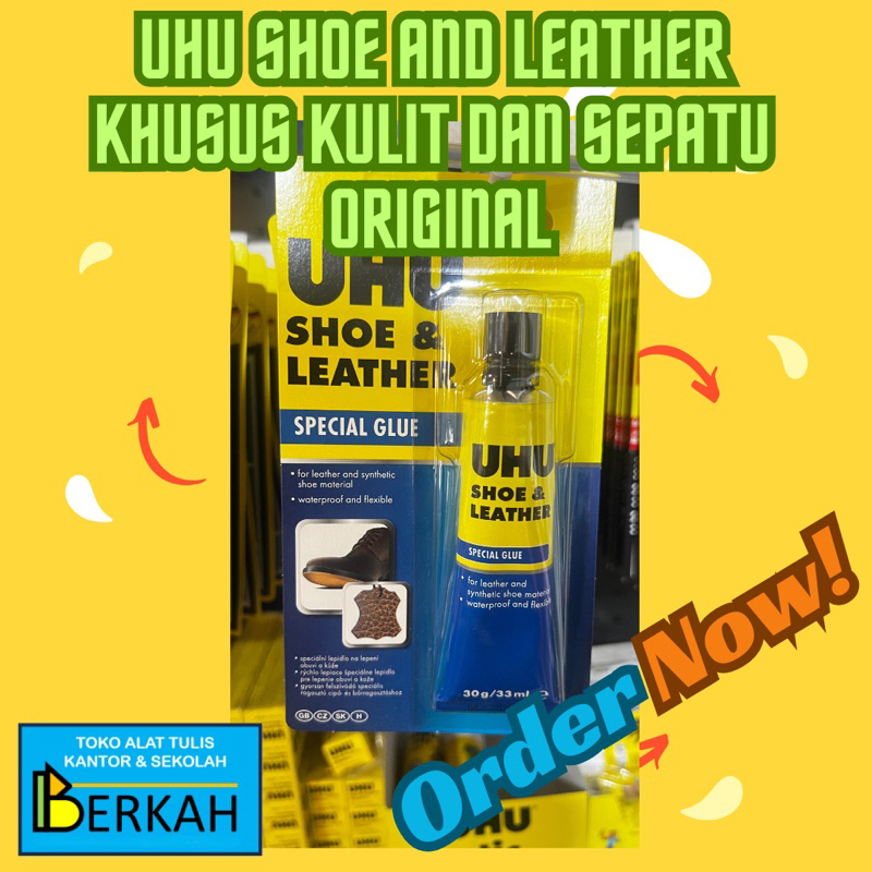 

Lem UHU Shoe and Leather Original Untuk Sepatu dan Kulit