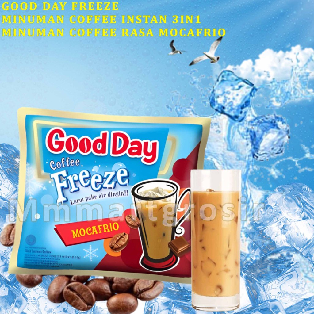 

Good Day Freeze / Minuman Coffee Instan 3in1 / Minuman Kopi Rasa Mocafrio / 10x30gr
