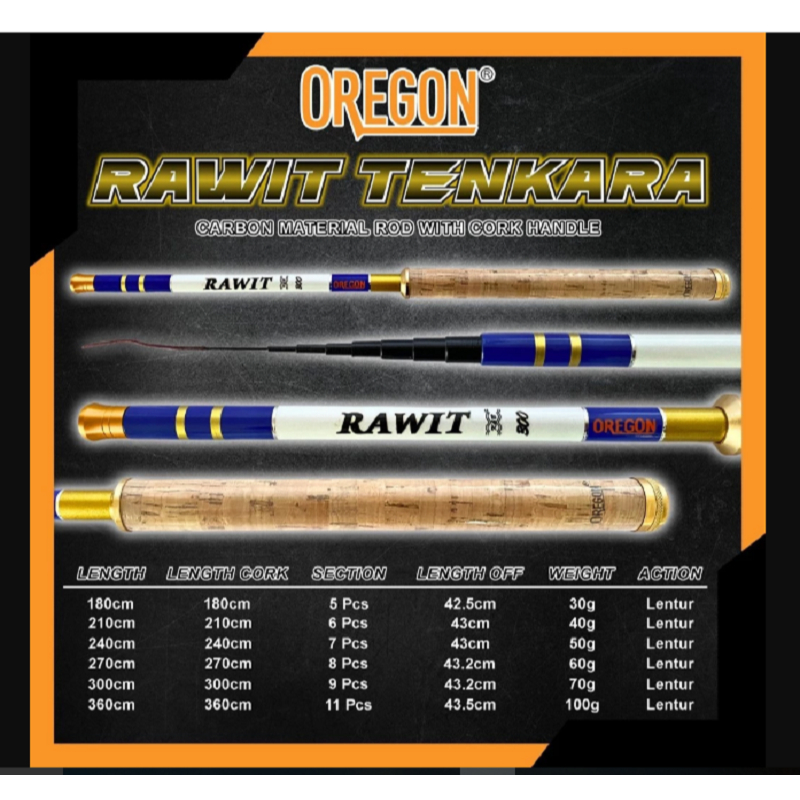 Tegek Oregon Rawit Tenkara