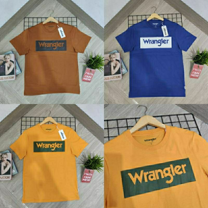 kaos wrangler pria original