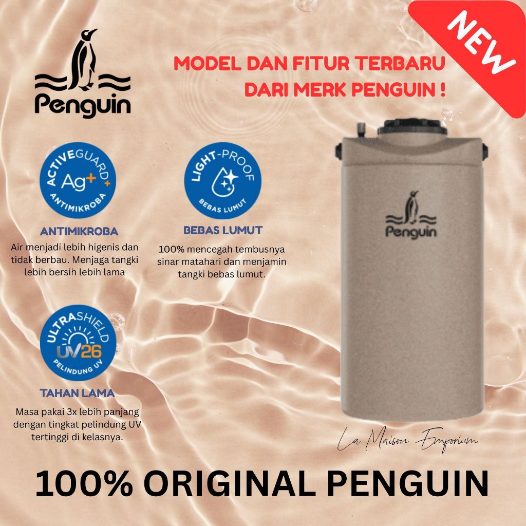 Tanki Penguin Modular / Tandon Penampungan Toren Air Tanki 1000 Liter