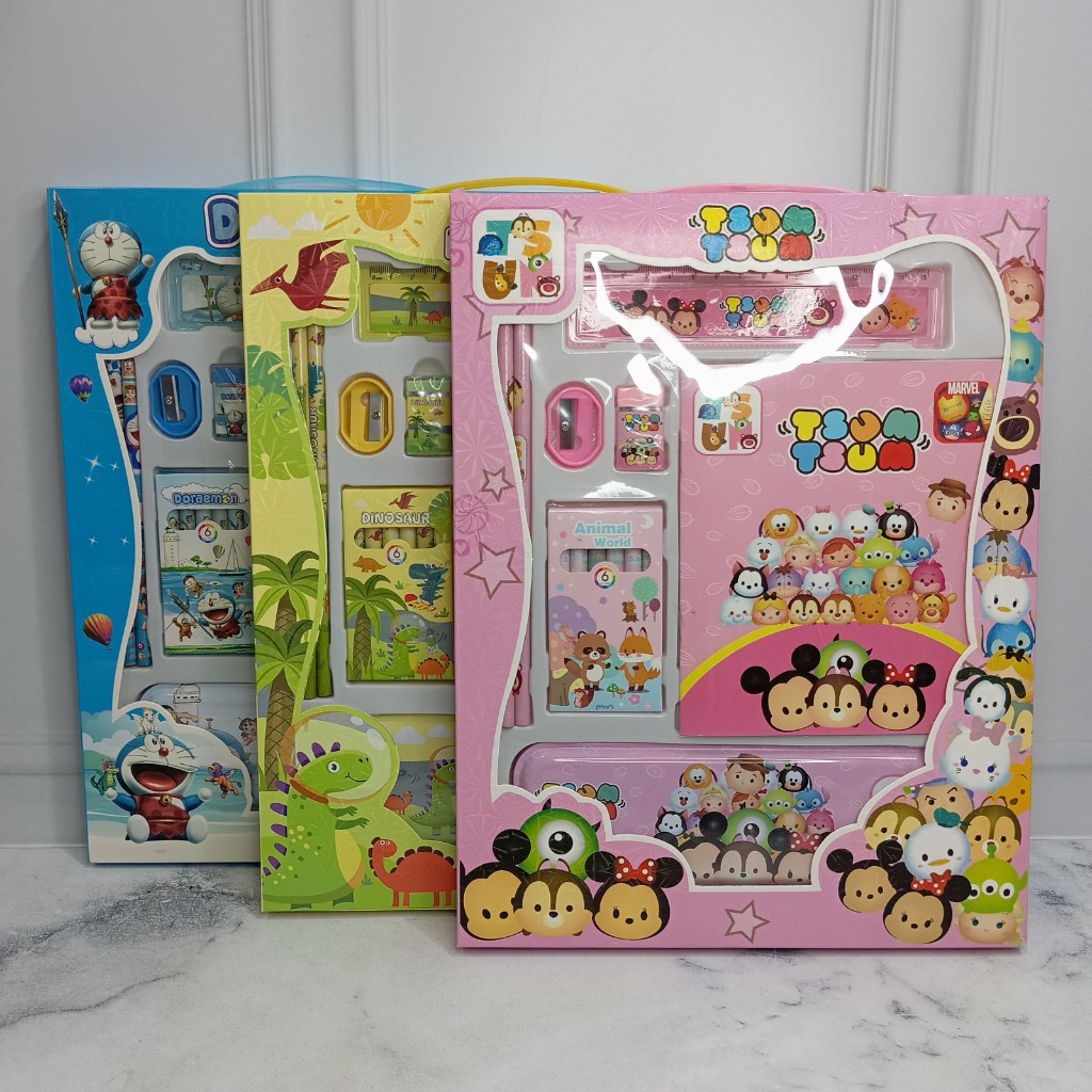 

Stationary Set Large 8in1 Peralatan Tulis Anak Little Pony Cars Mcqueen Spiderman Doraemon Kitty