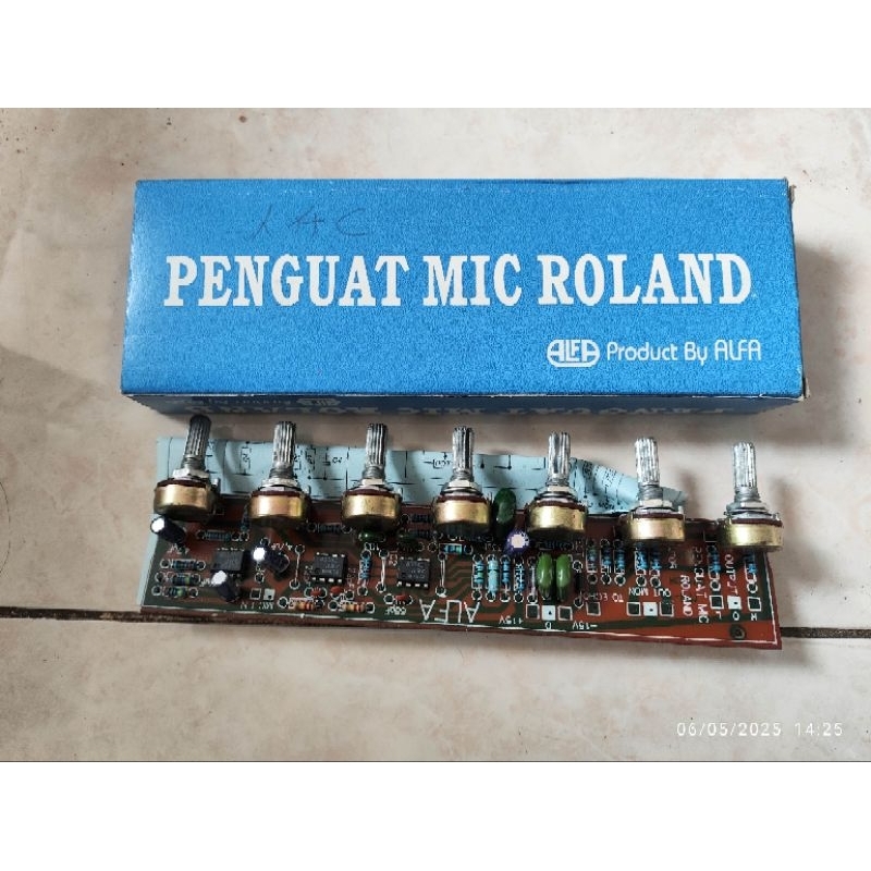 rakitan penguat mic roland alfa