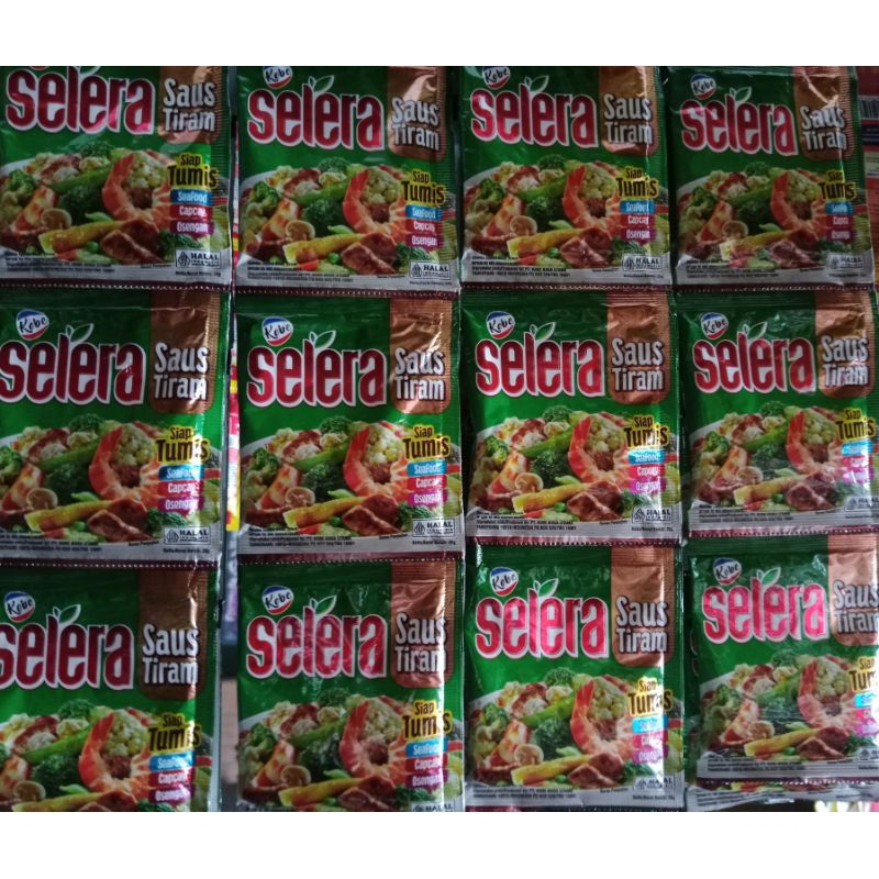 

Saus Tiram Selera Renceng(isi 10 sachet)