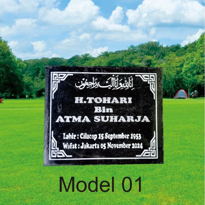 Batu nisan keramik/lembaran batu nisan/lempengan batu nisan/maesan keramik