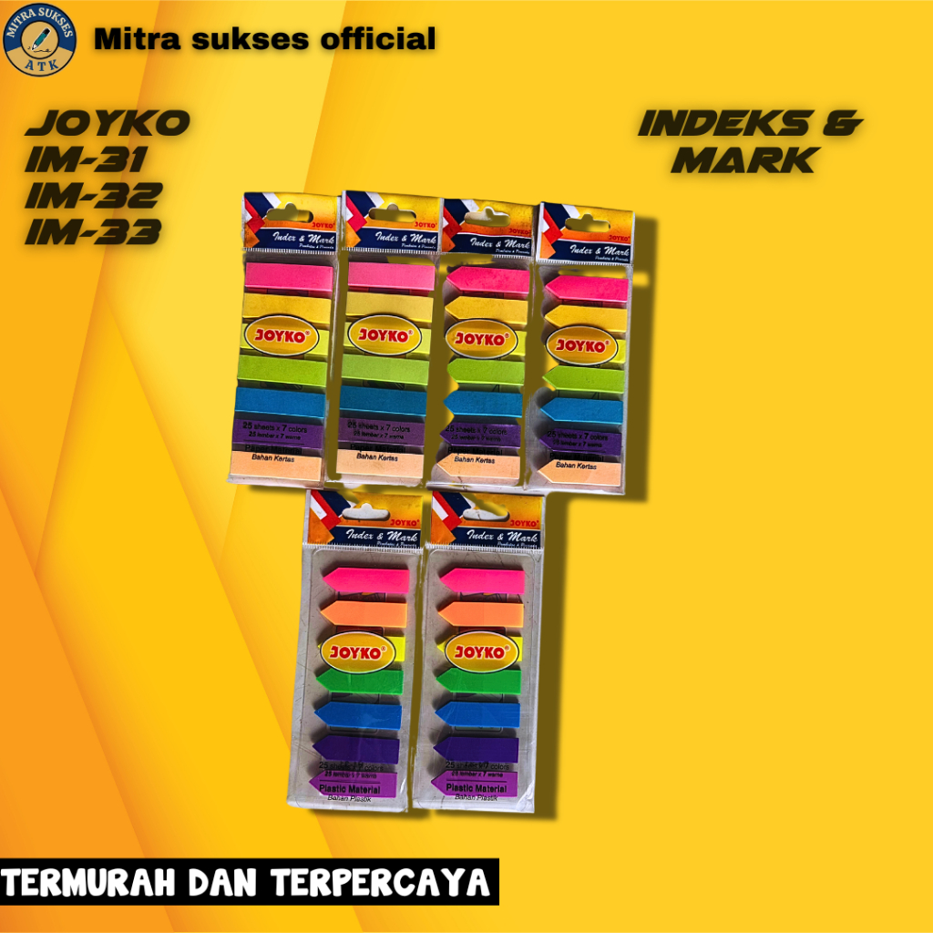 

INDEKS & MARKS JOYKO IM-31/IM-32/IM-33 / PENANDA KERTAS / PENANDA HALAMAN