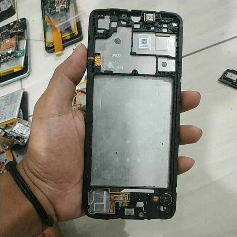frame bekas Samsung a05 ada fleksibel power volume,getar spiker