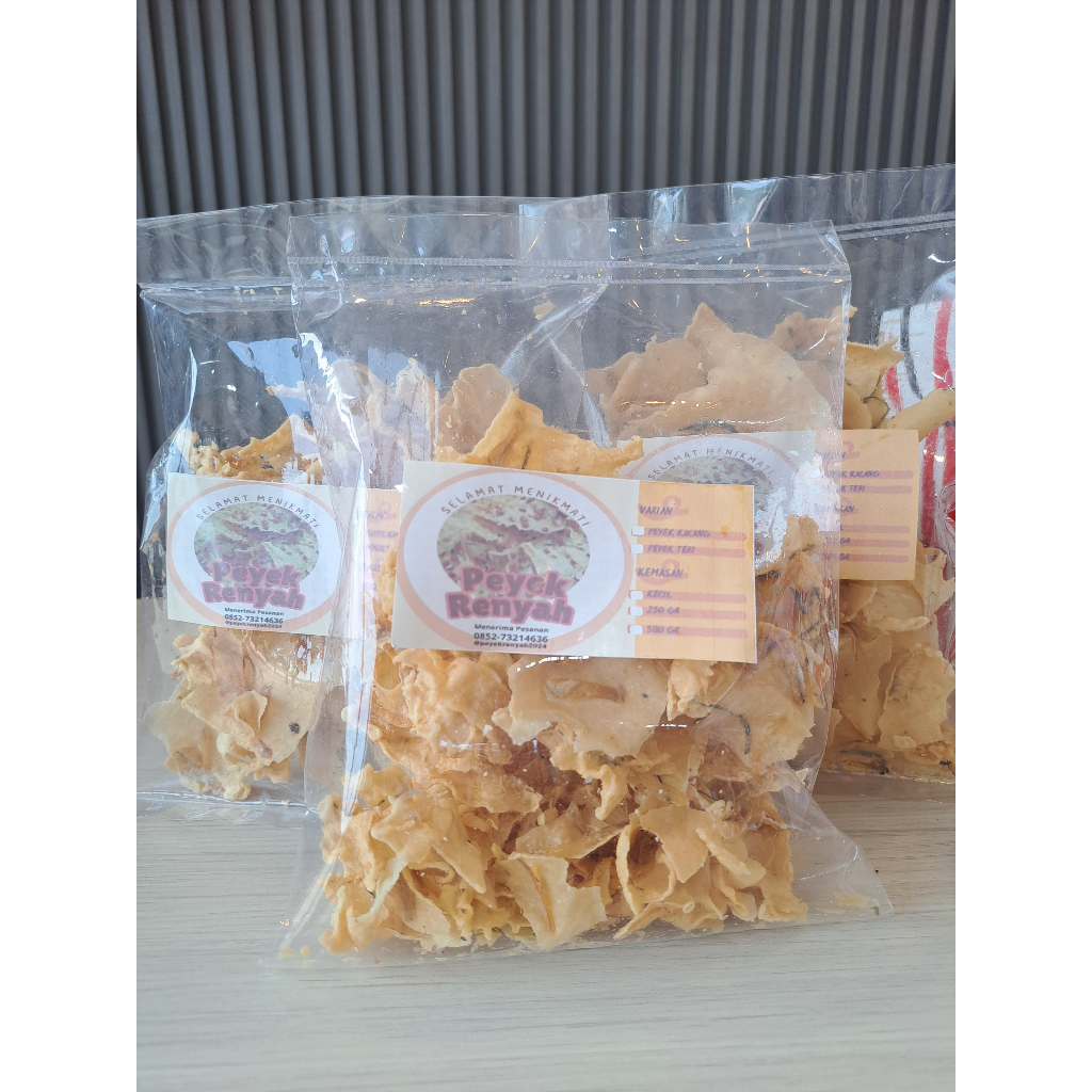 

PEYEK RENYAH KACANG TERI 100 GRAM