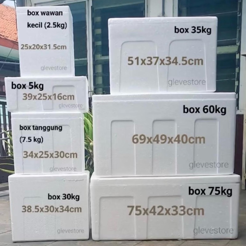 ( paopaofoam ) INSTAN || BOX STYROFOAM / BOX IKAN / GABUS BOX / COOL BOX