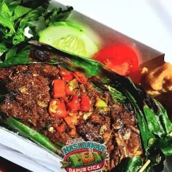 

NASI BAKAR IKAN TERI PEDAS