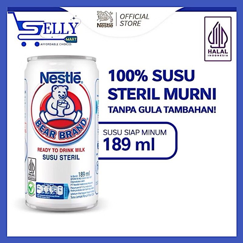

BEAR BRAND SUSU STERIL 189ML (SATUAN)