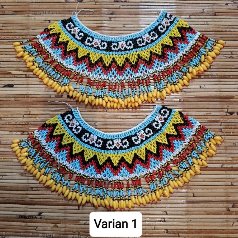 kalung manik teratai dayak kalimantan ukuran anak 4-7 tahun