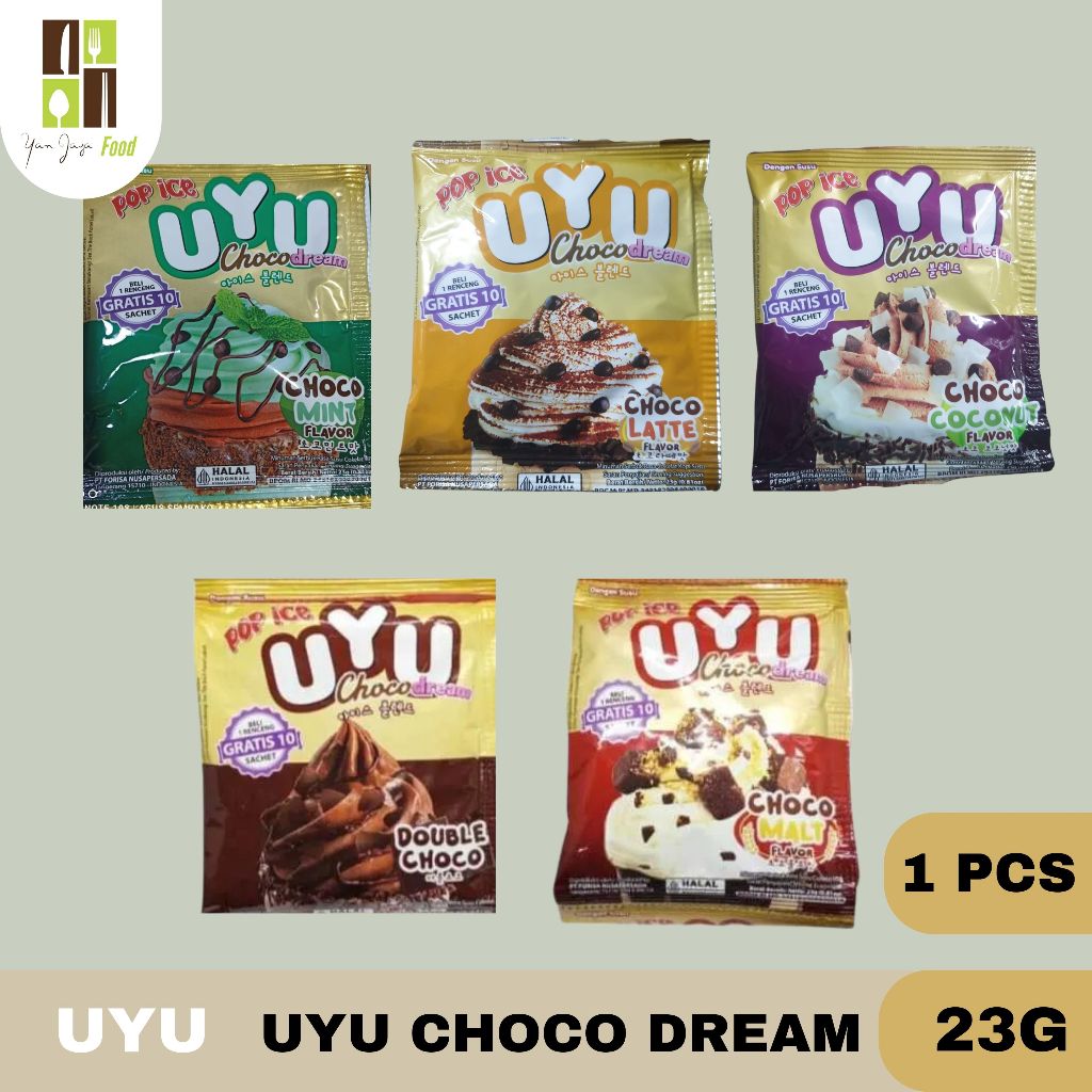 

Pop Ice Uyu Choco Dream / Malt / Mint / Double Choco / Coconut / Latte 1PCS