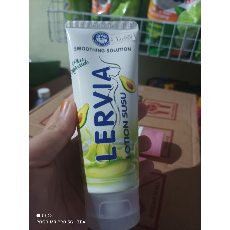 Lervia Lotion Susu Avocado