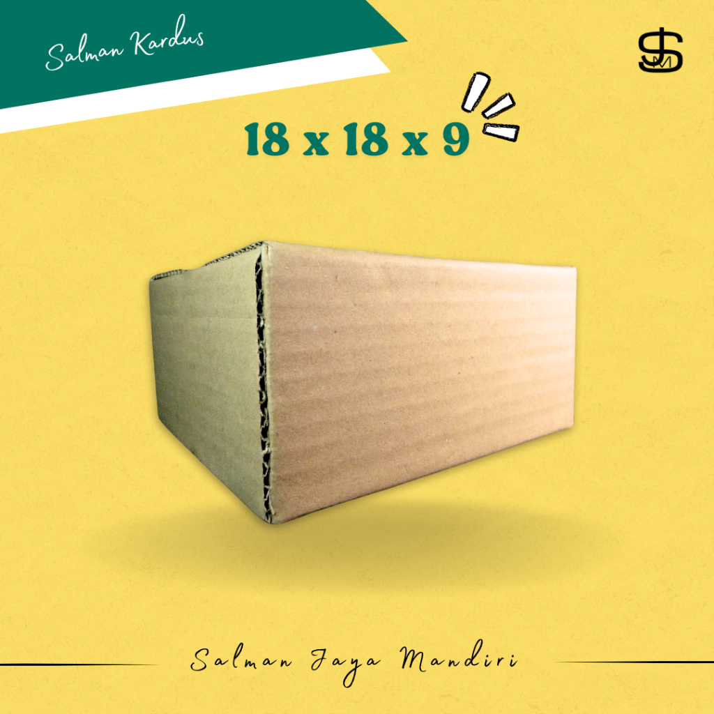 

Kardus Packing | Kardus Ukuran 18 x 18 x 9 cm