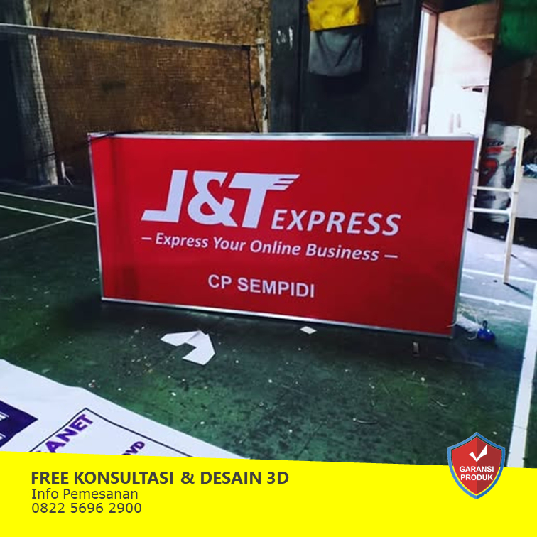 Neon Box Persegi Ukuran Custom | Samarinda Balikpapan