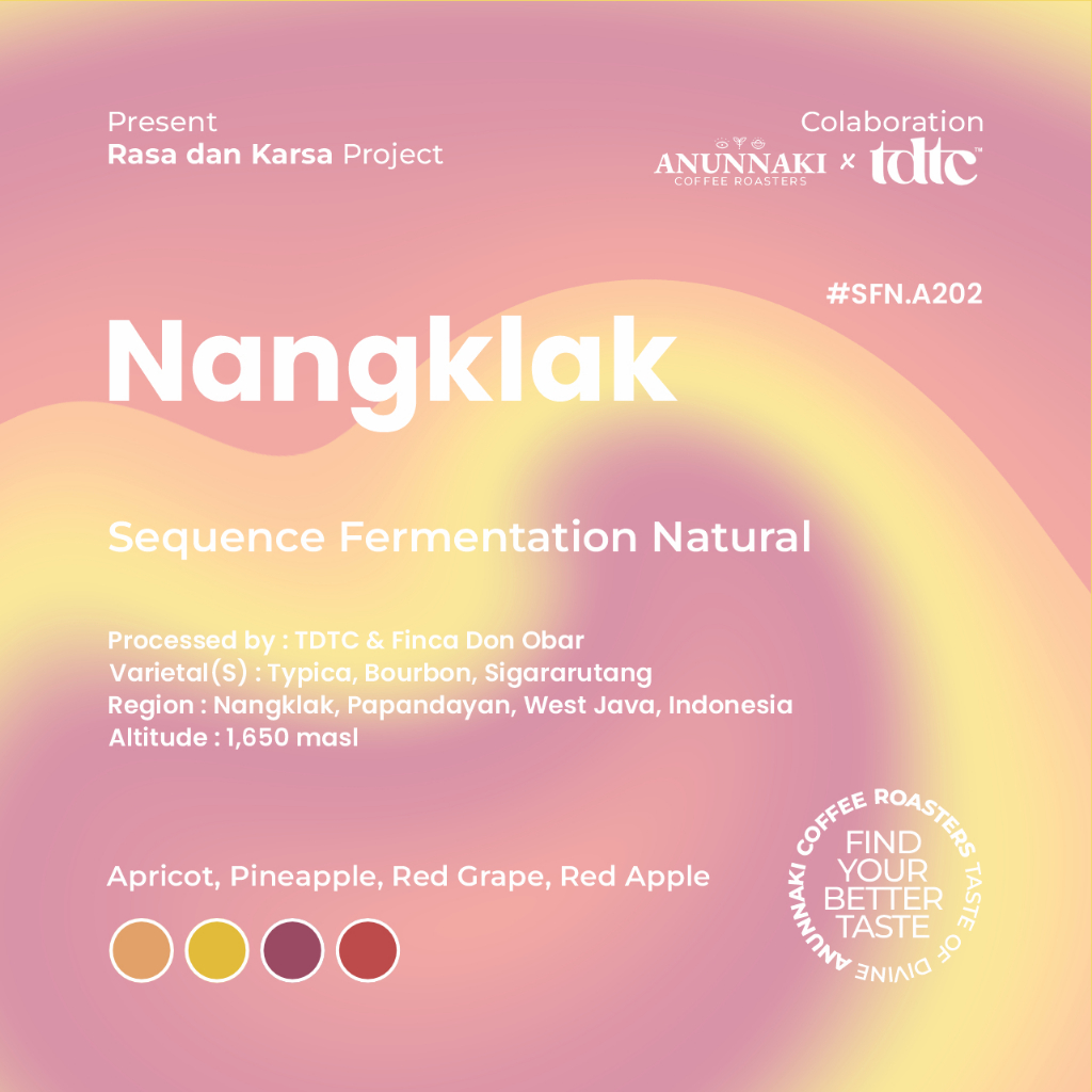 

NANGKLAK #SFN.A202 (Filter Arabika Kopi) – The Dancing Tongue Club X Anunnaki Coffee Roasters